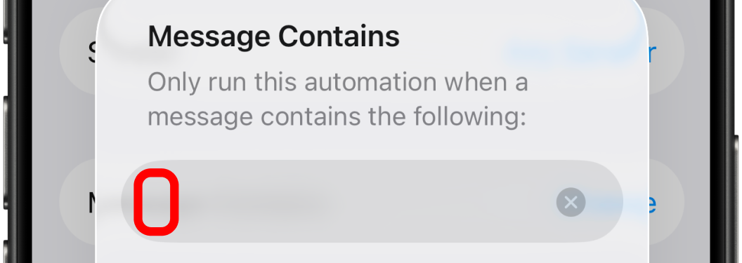 Message Contains single space